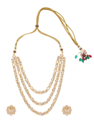 Layered Kundan-Polki Set