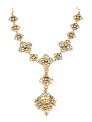 Floral Sheeshphool - Teeka