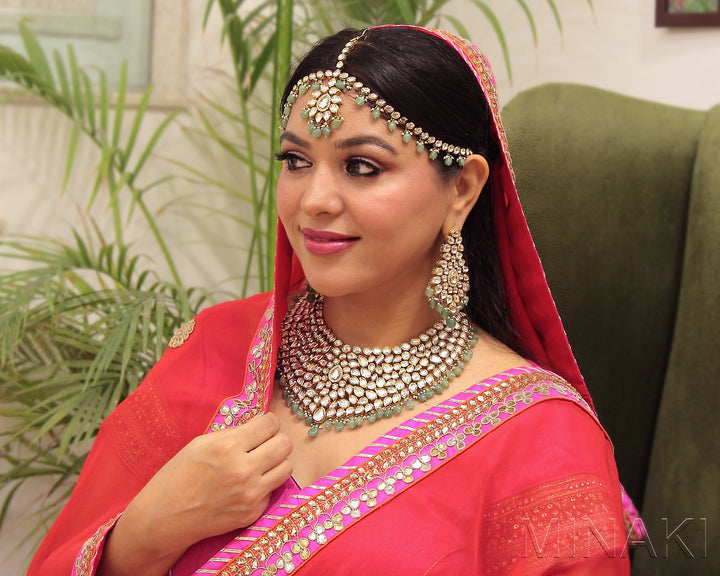 Minaki Aishwarya Bridal Kundan Set