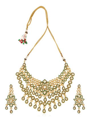 Rukhmani Bridal Kundan Set