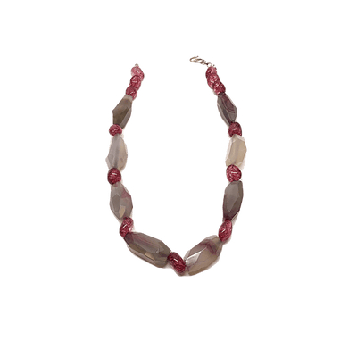 Minaki Agate and Quartz Necklace - Minaki