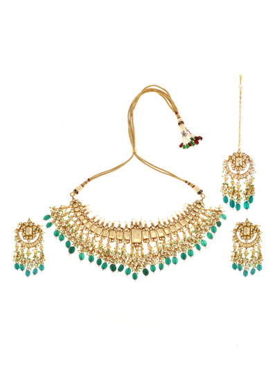 Minaki Aiza Bridal Kundan Set - Minaki
