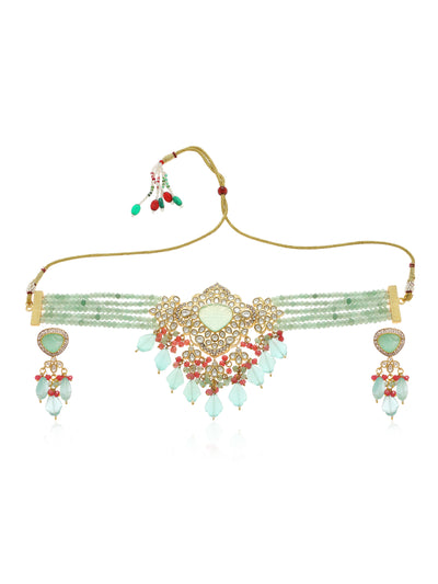 Minaki Aneeza Choker Set - Minaki