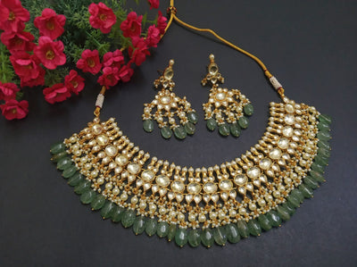 Minaki Anita Kundan Set - Minaki