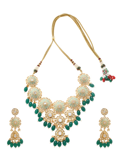 Minaki Avantika Kundan Set - Minaki