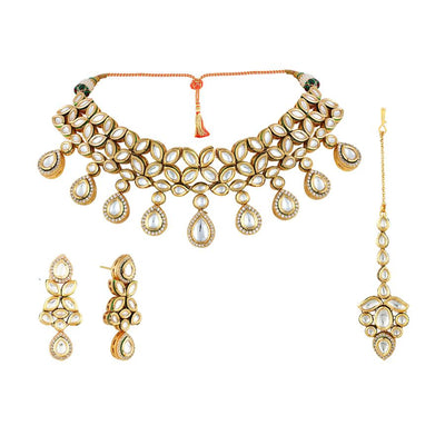 Minaki Ayesha Kundan Set - Minaki