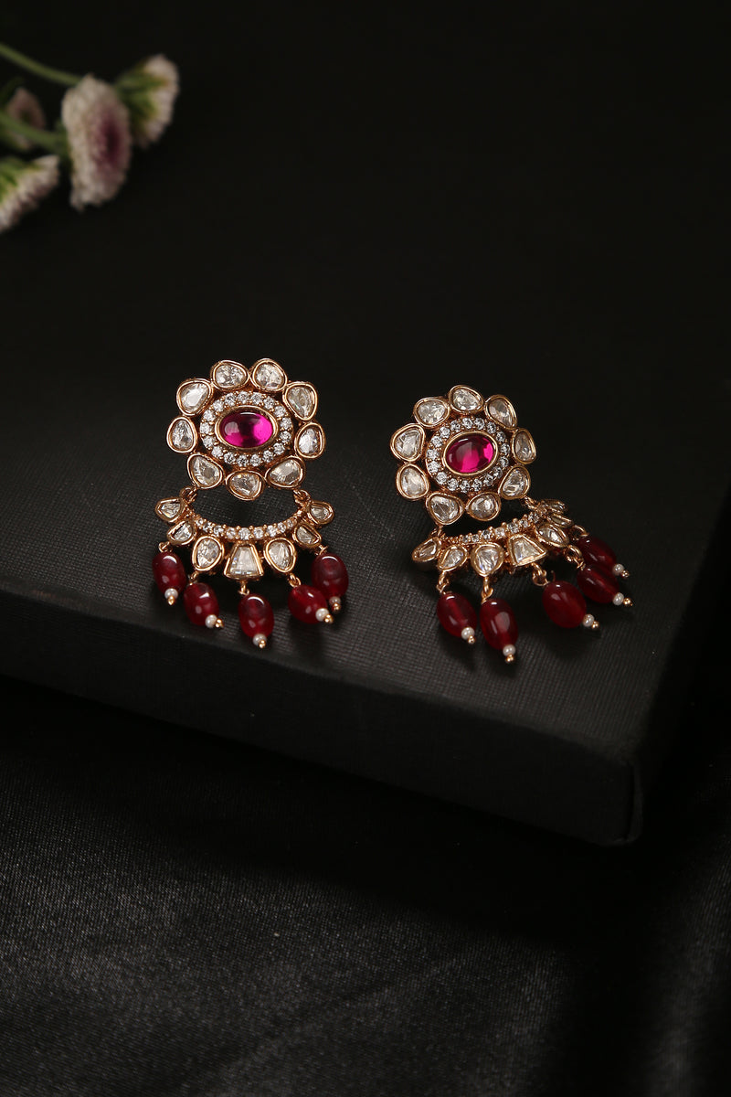 Azeena Kundan Earrings - Minaki