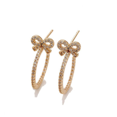 Minaki Bow Hoops - Minaki