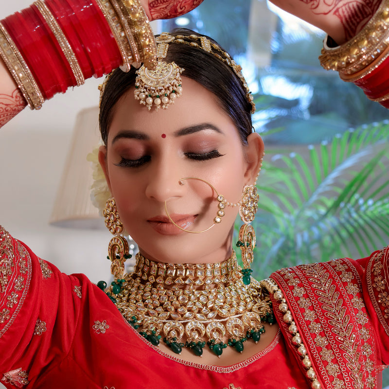 Minaki Dulhan Kundan Set - Minaki