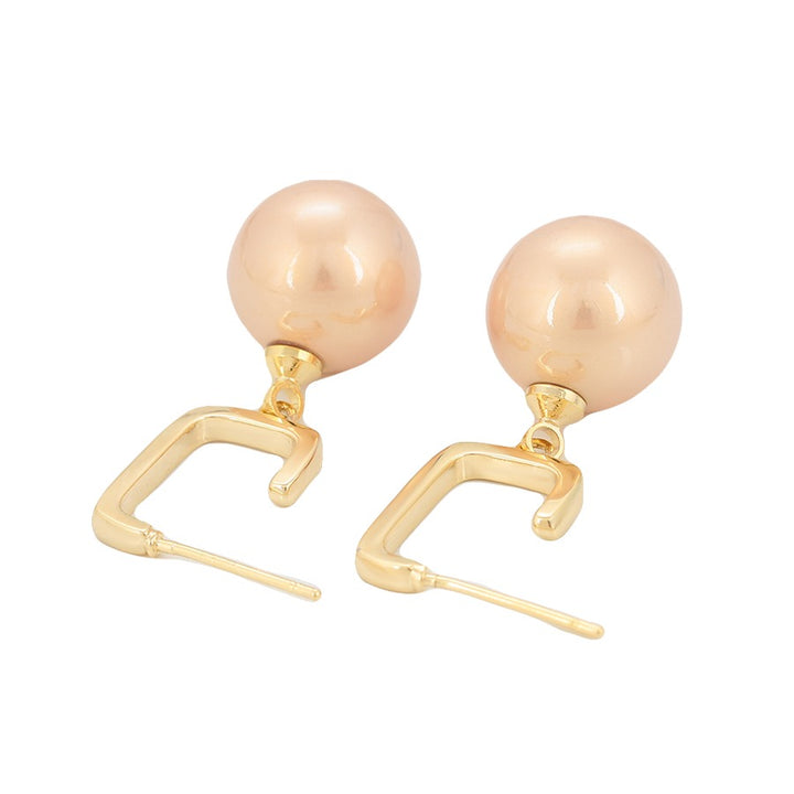 Minaki Elegant Pearl Drop Earrings