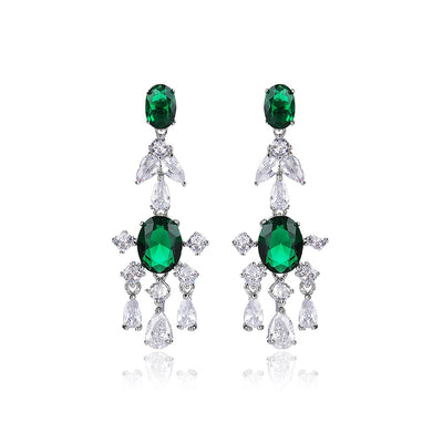 Minaki Emerald Eleganza Earrings - Minaki