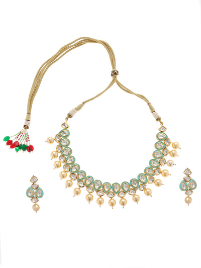 Minaki Enameled Polki Set - Minaki