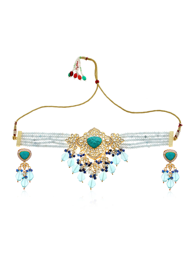Minaki Firoza Choker Set - Minaki