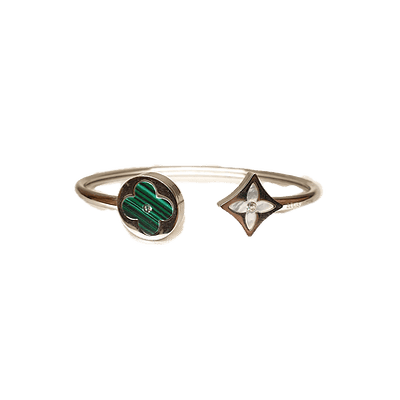 Minaki Green Flower Contemporary Bracelet - Minaki