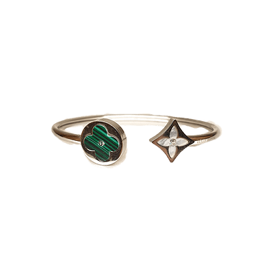 Minaki Green Flower Contemporary Bracelet - Minaki
