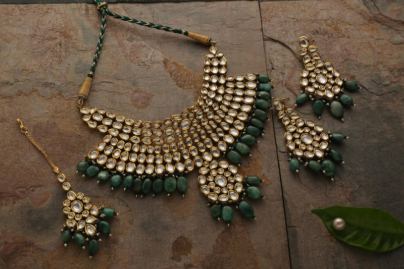Gul Kundan Set - Minaki