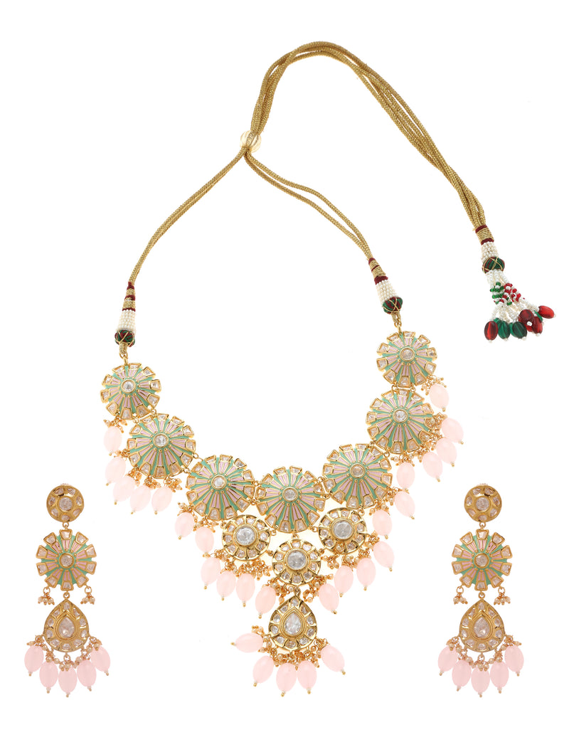 Minaki Gulizar Kundan Set - Minaki
