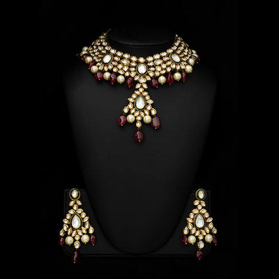 Minaki Gulnaaz Kundan Set - Minaki