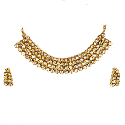 Minaki Hasli Kundan Set - Minaki