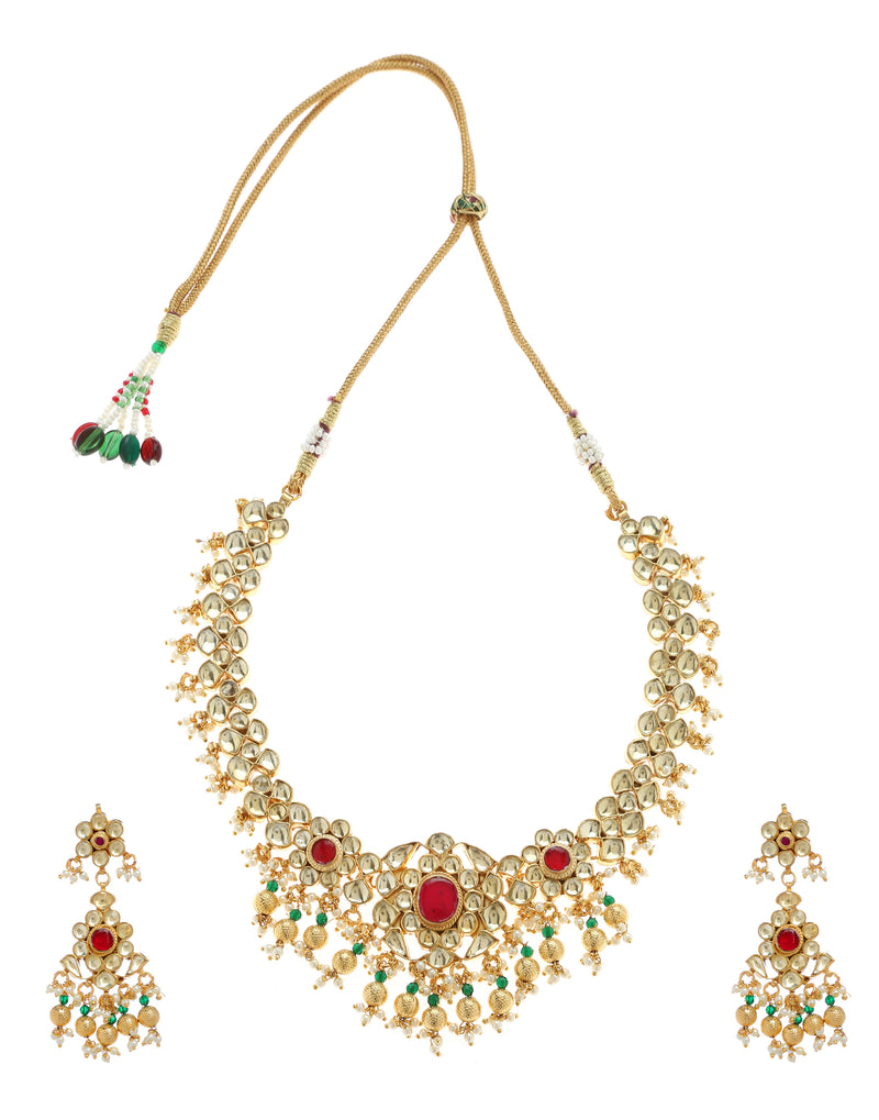 Minaki Harmony Kundan Set - Minaki