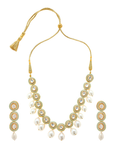 Minaki Hina Kundan Set  - Minaki