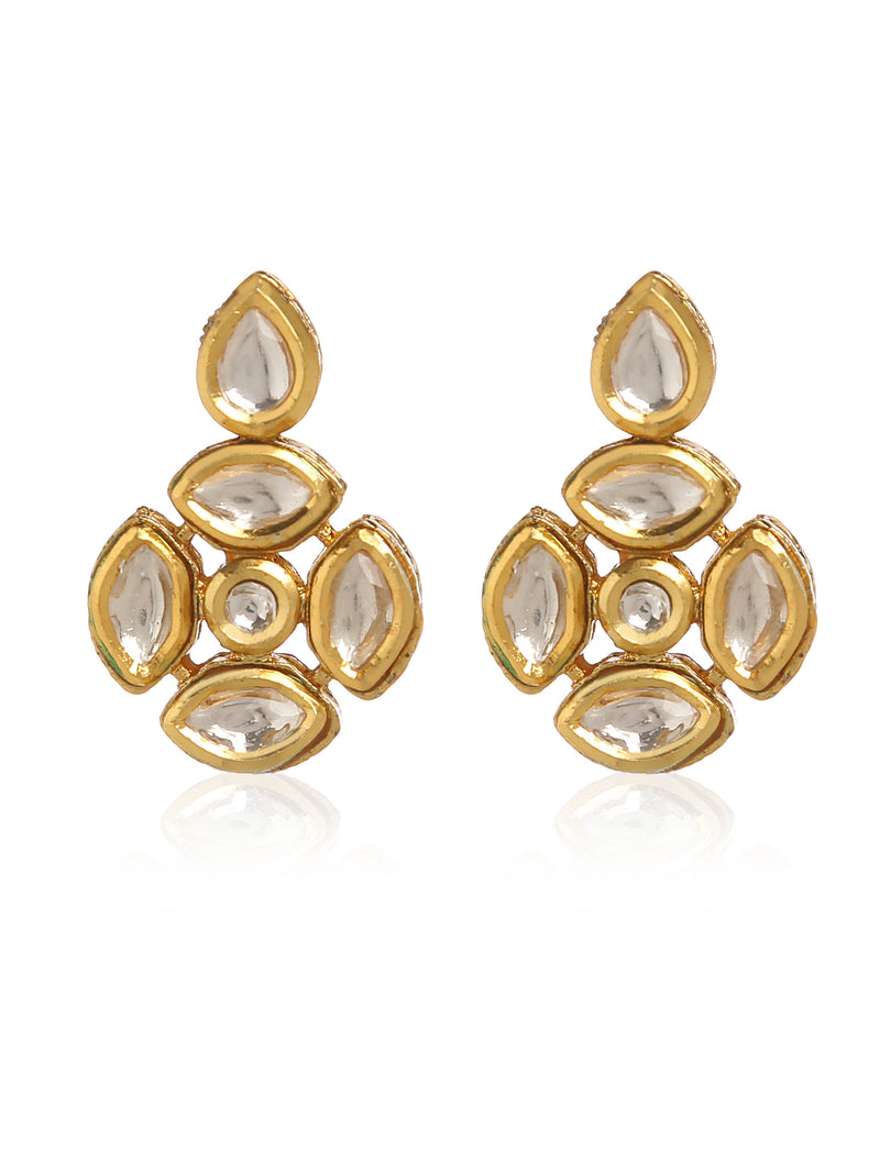 Hukmana Kundan Earrings - Minaki