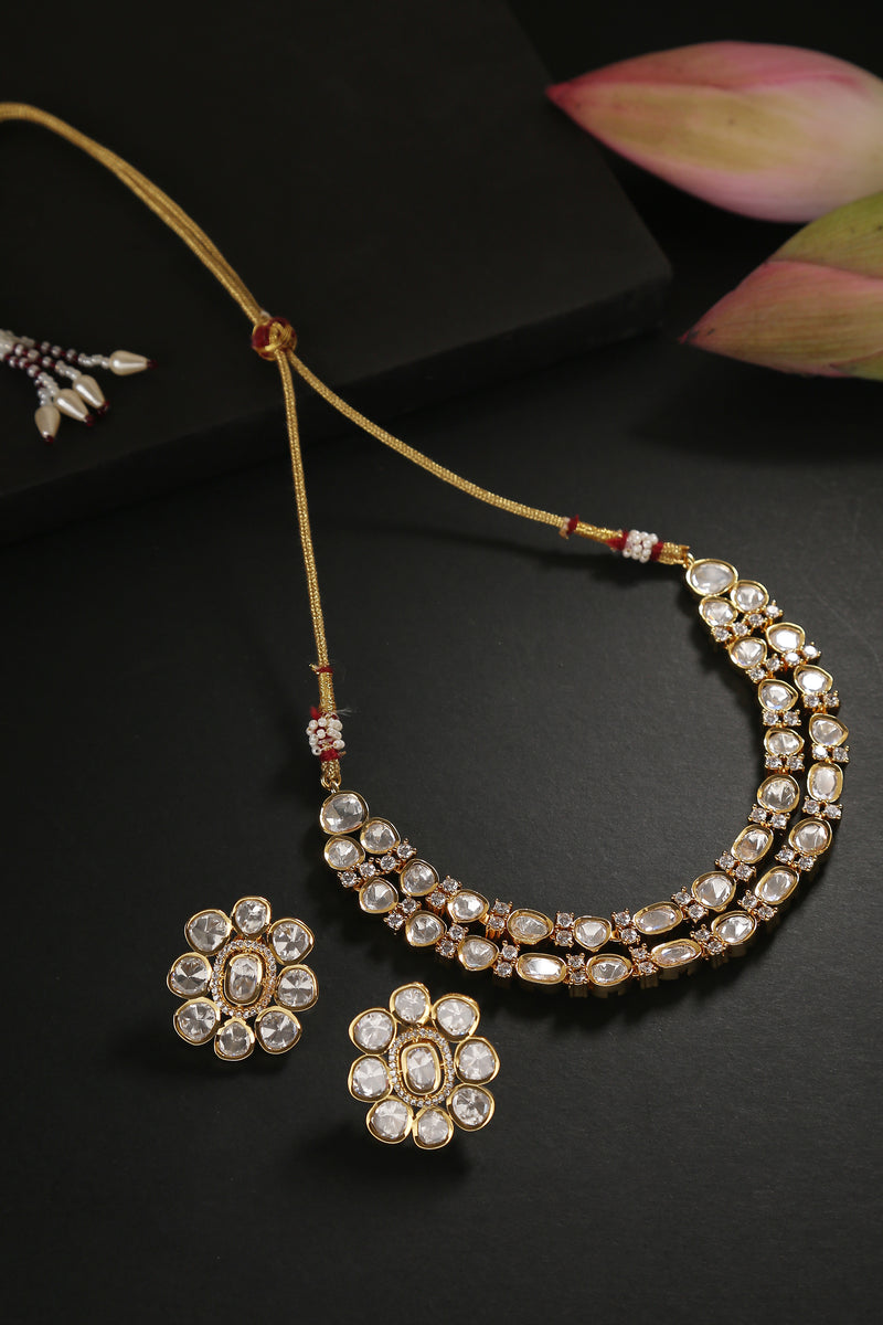 Minaki Kaashvi Kundan Set - Minaki