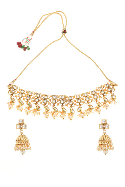 Minaki Kundan Choker Set - Minaki