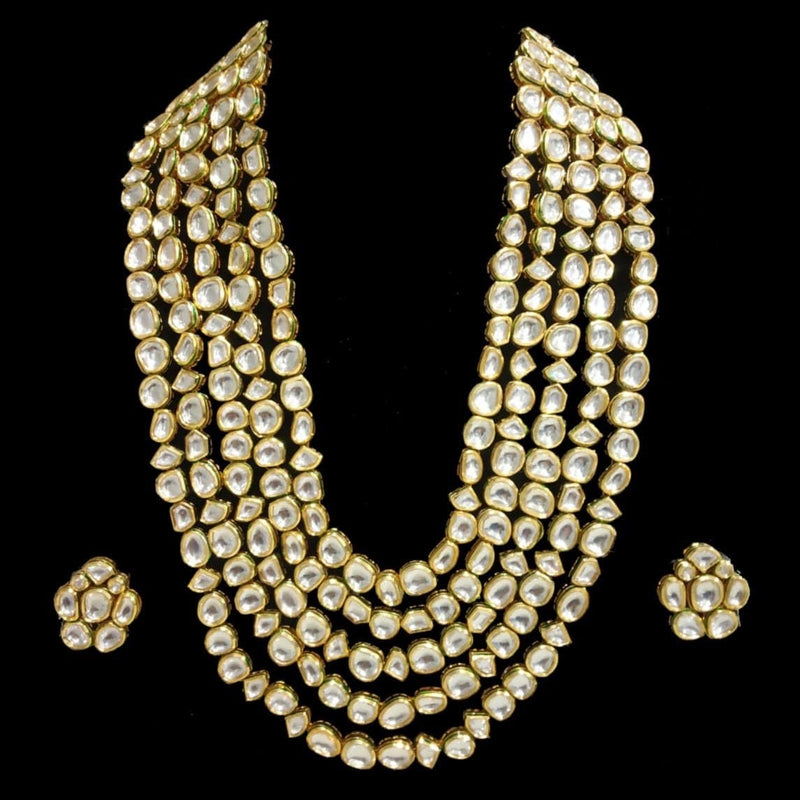 Minaki Kundan Set - Long & Layered - Minaki