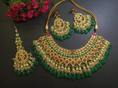 Minaki Laiba Kundan Set - Minaki