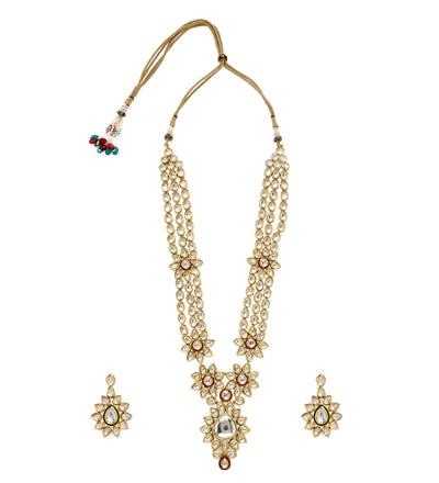 Minaki Long Kundan Set - Minaki