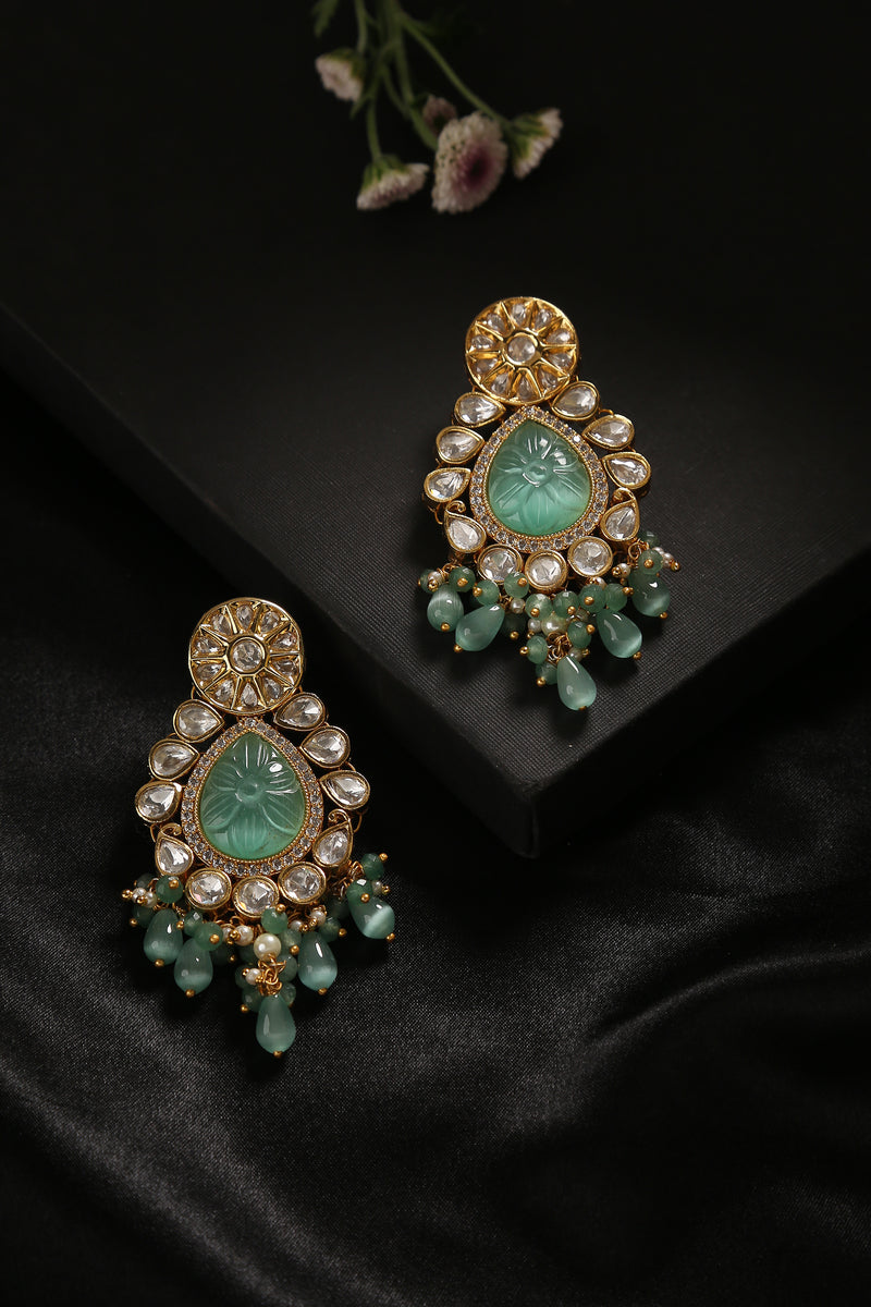 Maharani Kundan Earrings - Minaki