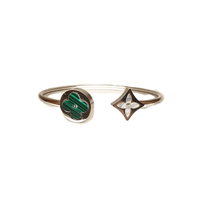 Minaki Green Flower Contemporary Bracelet