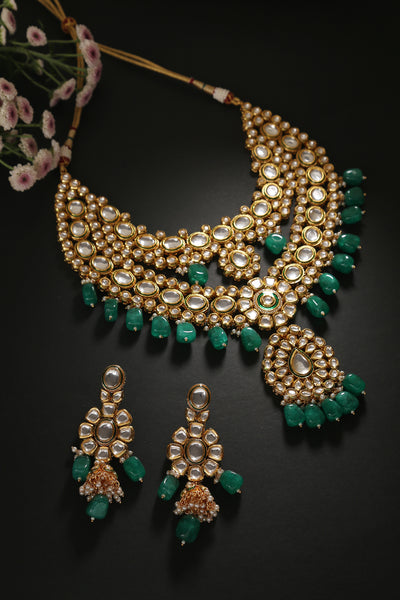 Minaki Mohini Kundan Set - Minaki