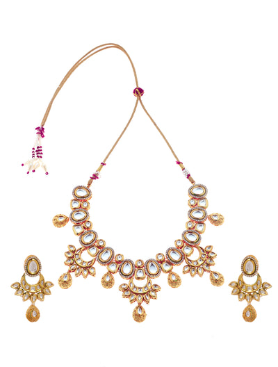 Minaki Nazneen Kundan Set - Minaki