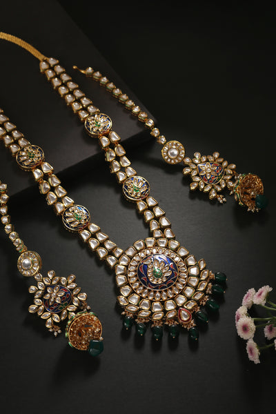 Minaki Padmavati Bridal Kundan Set - Minaki
