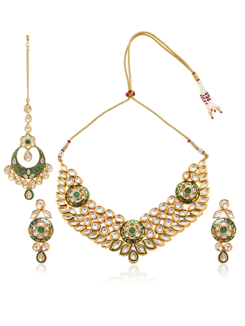 Minaki Palashini Kundan Set - Minaki