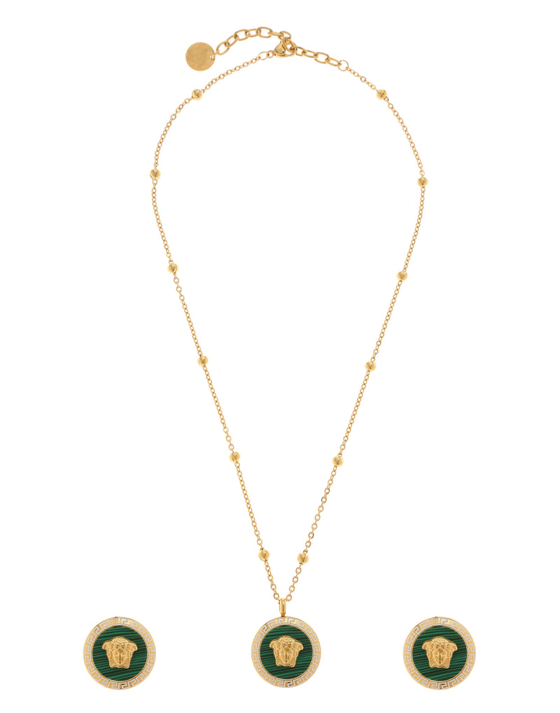 Minaki Pendant Set with Medusa Motif - Minaki