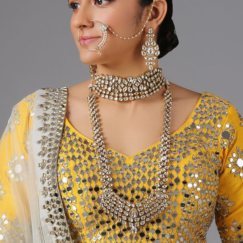 Minaki Riwaayat Kundan Set - Long - Minaki