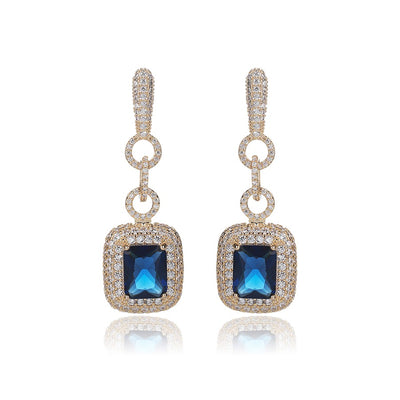 Minaki Sapphire Ear-Danglers - Minaki
