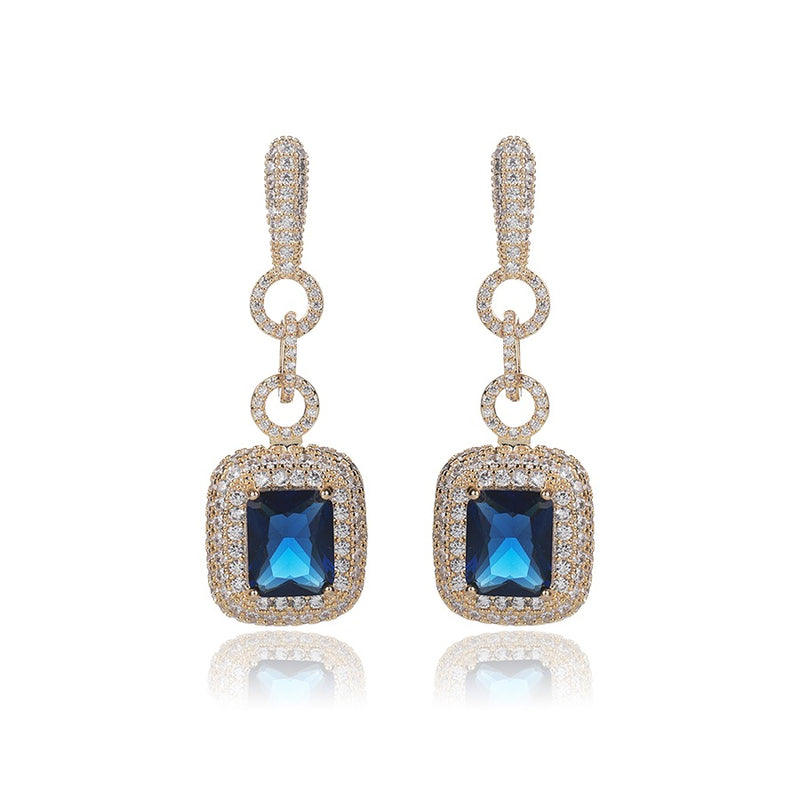 Minaki Sapphire Ear-Danglers - Minaki
