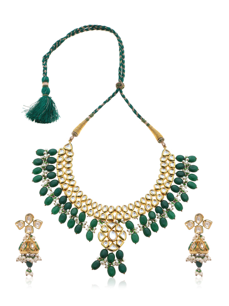 Minaki Shahnoor Kundan Necklace Set - Minaki