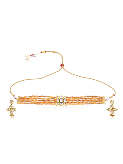 Minaki Sharleez Kundan Choker Set - Minaki