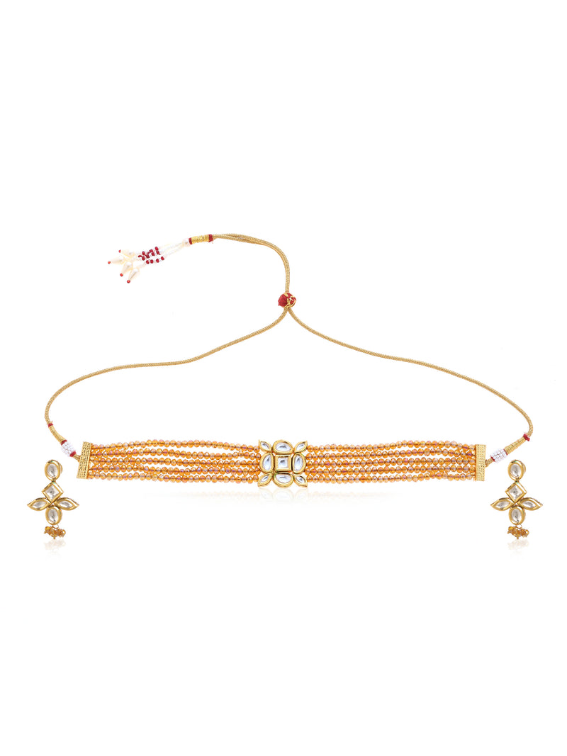 Minaki Sharleez Kundan Choker Set - Minaki