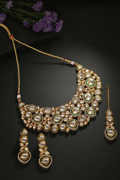 Minaki Shazana Kundan Set - Minaki