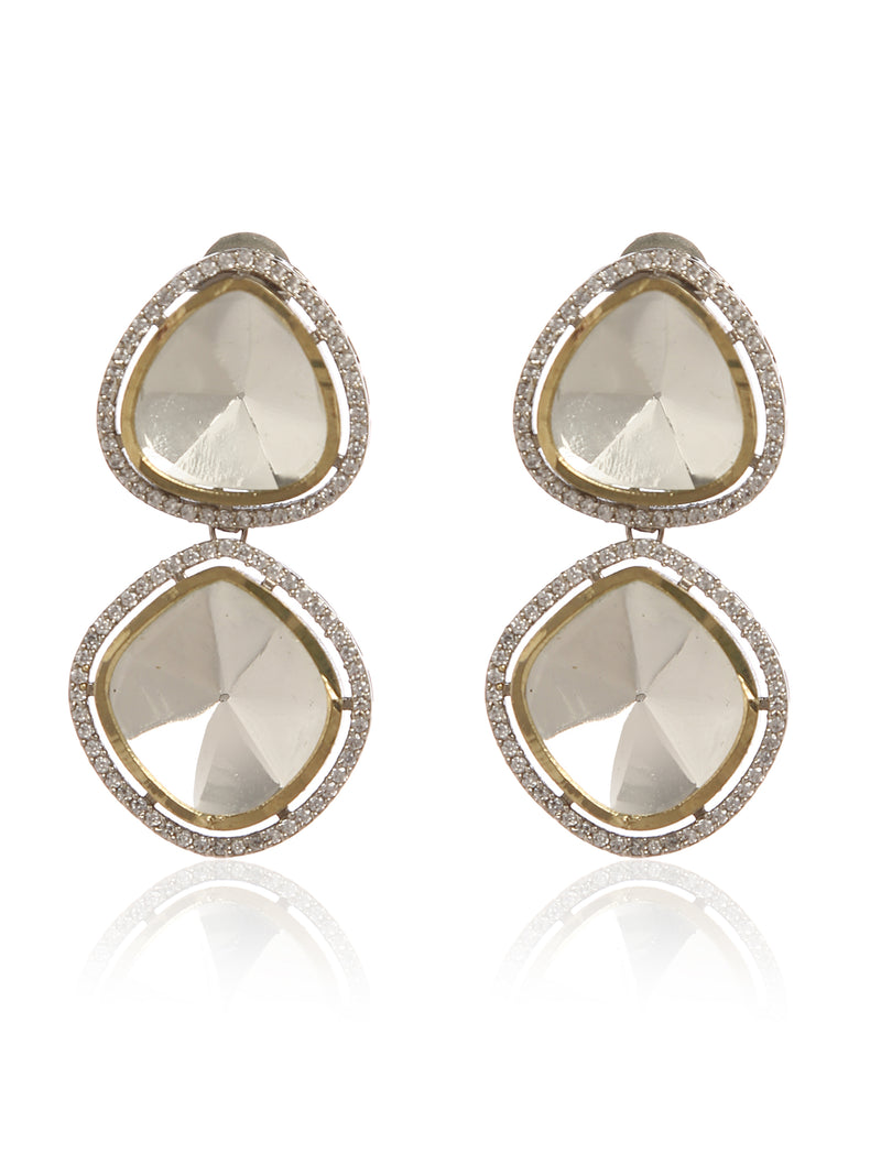 Sheeshnuma Kundan Earrings - Minaki