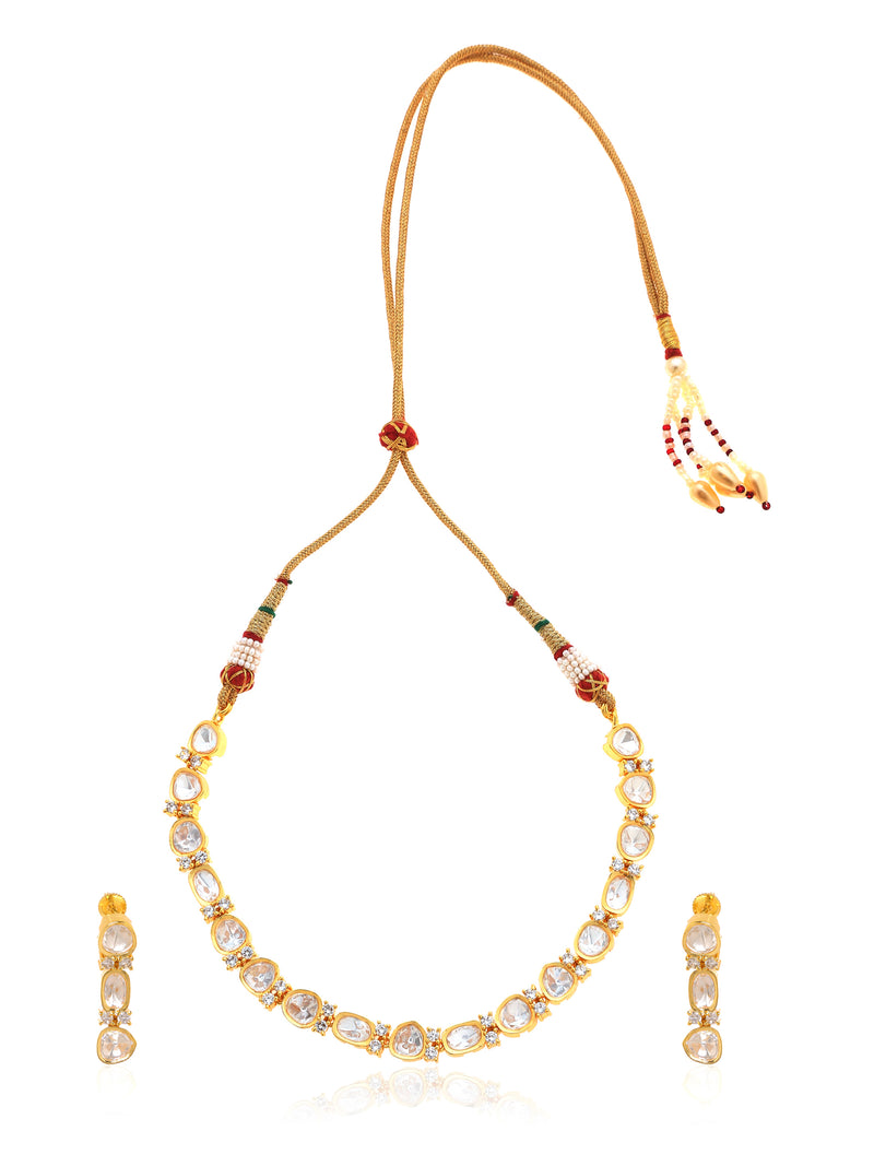 Minaki Sidra Kundan Necklace - Minaki
