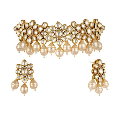Minaki Yasmeen Kundan Choker Set - Minaki